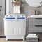 Costway Portable Mini Compact Twin Tub 20lb Washing Machine Washer Spin Dryer